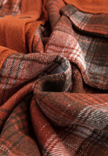Load image into Gallery viewer, Plaid Button Up Long Sleeve Jacket Classic & Timeless Lightwear Outerwear For women and Girls