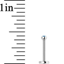 将图片加载到图库查看器,18G 5/16 Aqua 2mm CZ Internally Threaded Labret Monroe Tragus