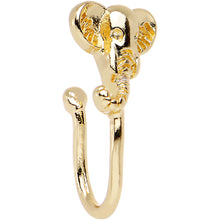 Load image into Gallery viewer, Elegant Elephant Adjustable Clip On Fake Nose Ring