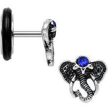 将图片加载到图库查看器,Blue Gem Elegant Elephant Cheater Plug