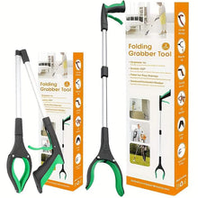 Load image into Gallery viewer, Heavy-Duty Steel Folding Trash Picker – 32" with Magnet & Anti-Slip Handle