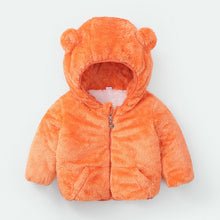 Load image into Gallery viewer, Modern Winter Fleece Children's Sweater Boys and Girls Hoodie Jacket Warm Baby Coat With Bear Ears