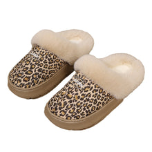 Load image into Gallery viewer, Women Fur Slippers Winter Warm Shoes Suede Plush House Indoor Outdoor Men Couples Cotton Cozy Comfy Faux Fur Slip-On Women House Shoes Memory Foam Suede Fluffy Comfort Plush Anti-Slip Slippers
