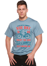 Load image into Gallery viewer, Ride Bike Spun Bamboo® Men's Bamboo Viscose/Organic Cotton Short Sleeve Graphic T-Shirt