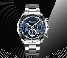 Load image into Gallery viewer, Men's Sports Waterproof Stainless Steel Watch With Chronometers And Special Date Display Unique Design Perfect Gift