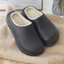 将图片加载到图库查看器,New Winter Women Slipper Soft Bottom Plush Home Shoes Slippers Indoor Waterproof Non-Slip Memory Foam Comfy Fluffy Fur Memory Foam Boots House Shoes Thick Sole 6cm