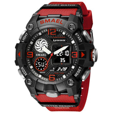 Load image into Gallery viewer, Sport Watch For Men WIth Dual Time Waterproof 50M Miliatry Watches Chronograph Alarm Army Wristwatch