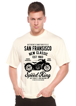 将图片加载到图库查看器,San Fransisco Spun Bamboo® Men's Bamboo Viscose/Organic Cotton Short Sleeve Graphic T-Shirt