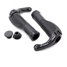 Load image into Gallery viewer, Bicycle Grip Handlebar End Cap Aluminium Alloy Lock Mountain Handle Bar Grip Bike Anti-Skid Rubber Bicycle Skid-Proof Grips New Generation Bike Handlebar Grip Soft Gel Inserts Shock Resistance Ergonomics Comfort Design