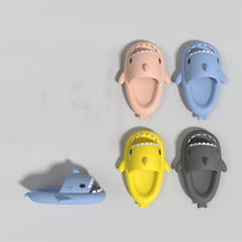 Load image into Gallery viewer, New Summer Slippers Lovely Shark Shape Slides Outdoor Women Shoes Kids Children Flip Flops Lightweight Open Toe Beach Pool Slides Sandals Shark Shower Slipper Toddler Non-Slip Summer Slippers Water Shoes