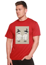 Load image into Gallery viewer, Cute Ghost Men's Bamboo Viscose/Organic Cotton Short Sleeve Graphic T-Shirt