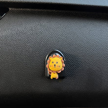 Load image into Gallery viewer, 2 Pcs Simple Car Small Hooks Cartoon Decorative Cute Car Dashboard Hook Mini Hanger for Mask Heart Adhesive Hook for Hat Coat Towel Wall Hanging Multi Vehicle Sticky Hooks Durable Holder Automobile Styling Interior Organizer Ornaments Hook