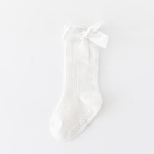 Load image into Gallery viewer, New Kids Stretchable Socks Toddlers Girls Big Bow Knee High Long Soft Cotton Lace Baby Comfortable Colorful Socks