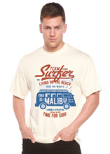 将图片加载到图库查看器,Team Surfer Spun Bamboo® Men's Bamboo Viscose/Organic Cotton Short Sleeve Graphic T-Shirt