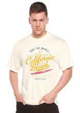 Load image into Gallery viewer, California Beach Men's Bamboo Viscose/Organic Cotton Short Sleeve Graphic T-Shirt