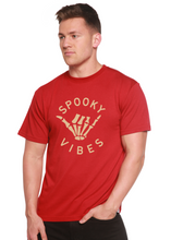 Load image into Gallery viewer, Spooky Vibes Men's Bamboo Viscose/Organic Cotton Short Sleeve Graphic T-Shirt