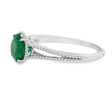 Load image into Gallery viewer, 1.28ct Emerald 14KT White Gold