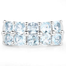 将图片加载到图库查看器,3.60 Carat Genuine Blue Topaz .925 Sterling Silver Ring