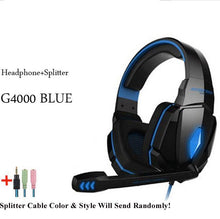Load image into Gallery viewer, NEW STEVVEX Modern G2000 G9000 Gaming Headsets Big Headphones with Light Mic Stereo Earphones Deep Bass for PC Computer, Laptop and Gaming