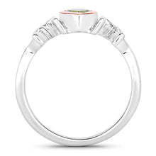 Load image into Gallery viewer, 0.44 Carat Genuine Peridot .925 Sterling Silver Ring
