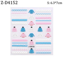 将图片加载到图库查看器,5D Sweater Nail Sticker Acrylic Engraved Winter Charm Designs Beauty Cloth Christmas Patterns Nails Art Decoration Tools Nail Art Stickers Decor Tip Transfer Nail Decals Sticker For Pretty Girl Self-Adhesive Nail Decals Designer Nail Stickers