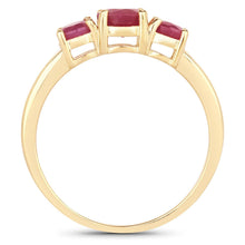 Load image into Gallery viewer, 1.15 Carat Genuine Ruby 14K Yellow Gold Ring