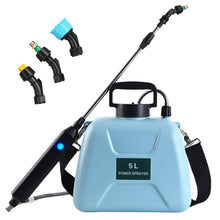 Load image into Gallery viewer, 5L/1/3 Gallon Electric Plant Sprayer Telescopic Rechargeable with 3 Spray Sprouts