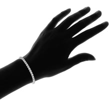 Load image into Gallery viewer, 5MM Round Cubic Zirconia Tennis Bracelet