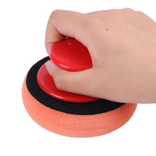 Load image into Gallery viewer, 5PCS Car Wash Wax Polish Pad Polishing Pad Sponge Microfiber Sponge Applicators Car Cleaning Cloth Microfiber Applicator For Auto Polisher Waxing Sponge Car Wax Applicator Pads Kit Sponge Applicators Soft Foam Waxing Pad with Grip Handle
