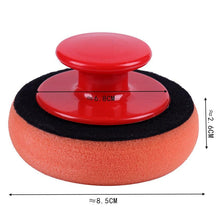 Load image into Gallery viewer, 5PCS Car Wash Wax Polish Pad Polishing Pad Sponge Microfiber Sponge Applicators Car Cleaning Cloth Microfiber Applicator For Auto Polisher Waxing Sponge Car Wax Applicator Pads Kit Sponge Applicators Soft Foam Waxing Pad with Grip Handle