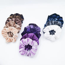 将图片加载到图库查看器,5PCS/Set Velvet Scrunchies Elastic Rubber Hair Bands Women Girls Soft Solid Headbands Ponytail Holder Hair Rope Tie Accessories Ponytail Holder Accessories for Women And Girls