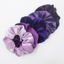 将图片加载到图库查看器,5PCS/Set Velvet Scrunchies Elastic Rubber Hair Bands Women Girls Soft Solid Headbands Ponytail Holder Hair Rope Tie Accessories Ponytail Holder Accessories for Women And Girls