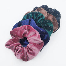 将图片加载到图库查看器,5PCS/Set Velvet Scrunchies Elastic Rubber Hair Bands Women Girls Soft Solid Headbands Ponytail Holder Hair Rope Tie Accessories Ponytail Holder Accessories for Women And Girls