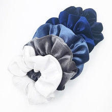 将图片加载到图库查看器,5PCS/Set Velvet Scrunchies Elastic Rubber Hair Bands Women Girls Soft Solid Headbands Ponytail Holder Hair Rope Tie Accessories Ponytail Holder Accessories for Women And Girls