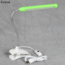 Load image into Gallery viewer, 5V USB Led Desk Lamp With Clip Flexible Table Lamp 13Leds For Bedside Book Reading Study Office Work Children Night Light Decorative Table Lamp Cute Study Lamps for Bedroom Décor