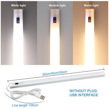 Load image into Gallery viewer, 5V USB LED Strip Desk Lamp Hand Sweep Switch Motion Sensor Lamp Table Lamp Children Study Room LED Under Cabinet Kitchen Lights Decorative Table Lamp Cute Study Lamps for Bedroom Décor