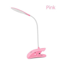 Load image into Gallery viewer, 5V USB power LED Desk lamp Flexible study Reading Book lights Eye Protect Table lamp With Clip For Home Decorative Table Lamp Cute Study Lamps for Bedroom Décor