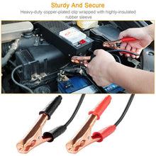 Load image into Gallery viewer, 6-12V Automotive Battery Tester with Heavy Duty Insulated Copper Clips