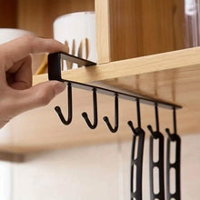 Load image into Gallery viewer, 6 Hooks Kitchen Shelf Storage Rack