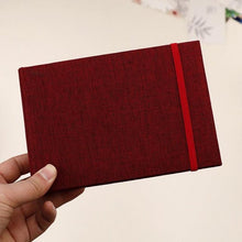 Load image into Gallery viewer, 6 Inch 100PCS Stylish and Simple Photo Album Small Photo Album on Fabric Polaroid Postcard Storage Brochure Fabric Memo Scrapbook Paper Baby Family Scrapbook Albums Creative Gifts