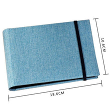 Load image into Gallery viewer, 6 Inch 100PCS Stylish and Simple Photo Album Small Photo Album on Fabric Polaroid Postcard Storage Brochure Fabric Memo Scrapbook Paper Baby Family Scrapbook Albums Creative Gifts