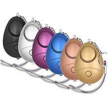 将图片加载到图库查看器,6-Pack: 140DB Personal Security Alarm Keychain with LED Lights