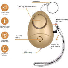 将图片加载到图库查看器,6-Pack: 140DB Personal Security Alarm Keychain with LED Lights