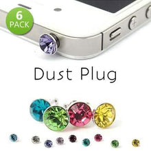 Load image into Gallery viewer, 6-Pack: Fashionable Crystal Diamond Dust Plugs