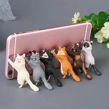 Load image into Gallery viewer, 6-Pack: Portable Universal Cute Cat Cell Phone Holder