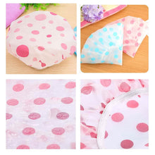 Load image into Gallery viewer, 6-Pack: Reusable Shower Caps Elastic Band Bath Hair Hat