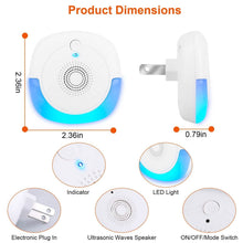 Load image into Gallery viewer, 6-Pack: Ultrasonic Pest Repellers Plug-In Indoor Pest Control Mouse Repellent
