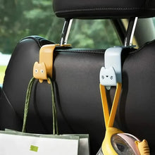Load image into Gallery viewer, 6-Pack: Universal Car Seat Hanger Hooks Cute Cartoon Double-hook