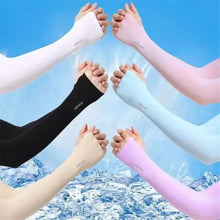 Load image into Gallery viewer, 6-Pairs: Ice Silk UV Protection Arm Sleeves