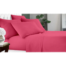 Load image into Gallery viewer, 6-Piece: Luxury Home Cool Bamboo-Fiber Sheet Set